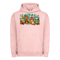 Pigment Salmon thanksgiving coffee Urban Hoodie - Jasminsmagicworld