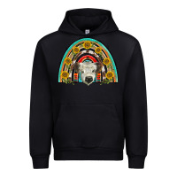 Black scottish white calf  rainbow Urban Hoodie - BarkalooDesign
