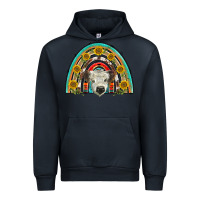 Navy scottish white calf  rainbow Urban Hoodie - BarkalooDesign