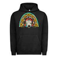 Pigment Black scottish white calf  rainbow Urban Hoodie - BarkalooDesign