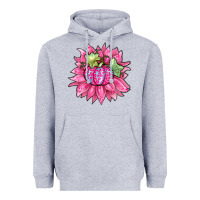 Heather Grey sunflower pumpkin breast cancer Heavyweight Hoodie - Zillion Design Studio