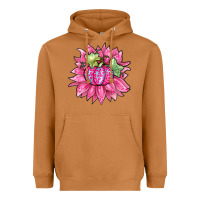 Meerkat sunflower pumpkin breast cancer Heavyweight Hoodie - Zillion Design Studio
