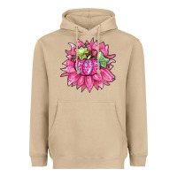 Mushroom sunflower pumpkin breast cancer Heavyweight Hoodie - Zillion Design Studio