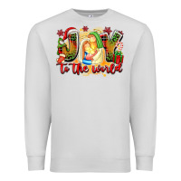 Dove Grey joy to the world Premium Sweatshirt - texasbilliewilder