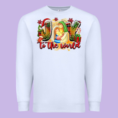 Joy To The World Premium Sweatshirt Designed By Texasbilliewilder