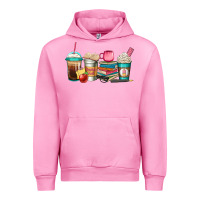 Fuchsia Pink teacher fuel coffee cups Urban Hoodie - Jasminsmagicworld