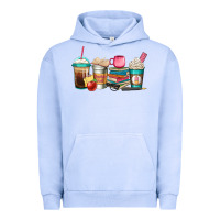 Pigment Grape Ice teacher fuel coffee cups Urban Hoodie - Jasminsmagicworld