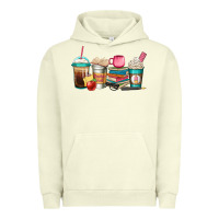 Pigment Pistachio teacher fuel coffee cups Urban Hoodie - Jasminsmagicworld