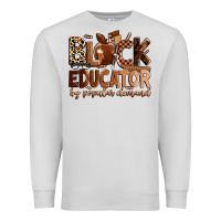 Dove Grey Black educator by popular demand Premium Sweatshirt - Zillion Design Studio