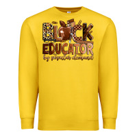 Lemon Black educator by popular demand Premium Sweatshirt - Zillion Design Studio