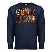 Navy Black educator by popular demand Premium Sweatshirt - Zillion Design Studio