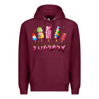 Burgundy yummy Premium Hoodie - AdoDesignShop