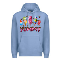Colony Blue yummy Premium Hoodie - AdoDesignShop