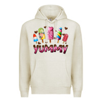 Oatmeal Heather yummy Premium Hoodie - AdoDesignShop