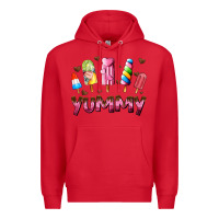 Red yummy Premium Hoodie - AdoDesignShop