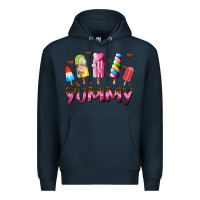 Navy yummy Premium Hoodie - AdoDesignShop