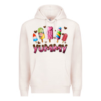 Pale Pink yummy Premium Hoodie - AdoDesignShop