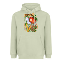 Matcha let all that you do be done in love Heavyweight Hoodie - texasbilliewilder