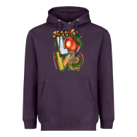 Plum let all that you do be done in love Heavyweight Hoodie - texasbilliewilder