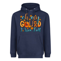 Navy oh my gourd i love fall Heavyweight Hoodie - Zillion Design Studio