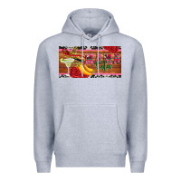 Heather Grey mama cita license plate template Premium Hoodie - Artiststas