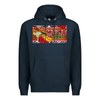 Navy mama cita license plate template Premium Hoodie - Artiststas