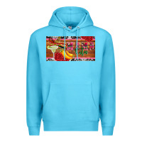Ocean Blue mama cita license plate template Premium Hoodie - Artiststas