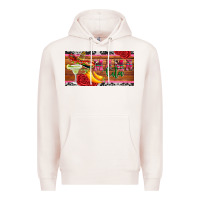 Pale Pink mama cita license plate template Premium Hoodie - Artiststas