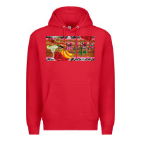 Red mama cita license plate template Premium Hoodie - Artiststas
