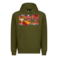 Army Green mama cita license plate template Premium Hoodie - Artiststas