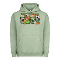 Pigment Oil Green soccer coffee Urban Hoodie - Jasminsmagicworld