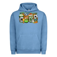Pigment Pebble Blue soccer coffee Urban Hoodie - Jasminsmagicworld