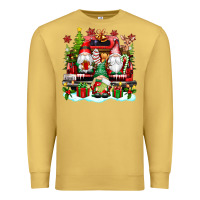 Antique Gold christmas gnome truck Premium Sweatshirt - texasbilliewilder