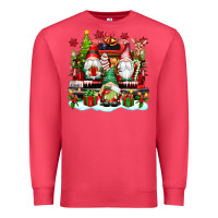 Cardinal christmas gnome truck Premium Sweatshirt - texasbilliewilder