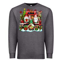 Charcoal Heather christmas gnome truck Premium Sweatshirt - texasbilliewilder