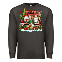 Smoke christmas gnome truck Premium Sweatshirt - texasbilliewilder
