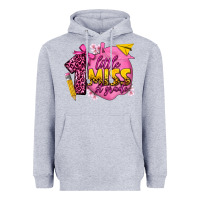 Heather Grey little miss 1st grade Heavyweight Hoodie - texasbilliewilder