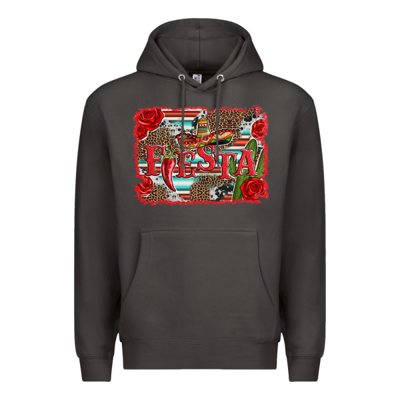Fiesta With Sombrero Background Premium Hoodie by Artiststas | Teevron