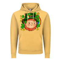 Vintage Mustard st patricks elf Vintage Hoodie - AdoDesignShop