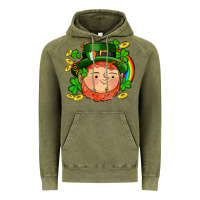Vintage Olive st patricks elf Vintage Hoodie - AdoDesignShop