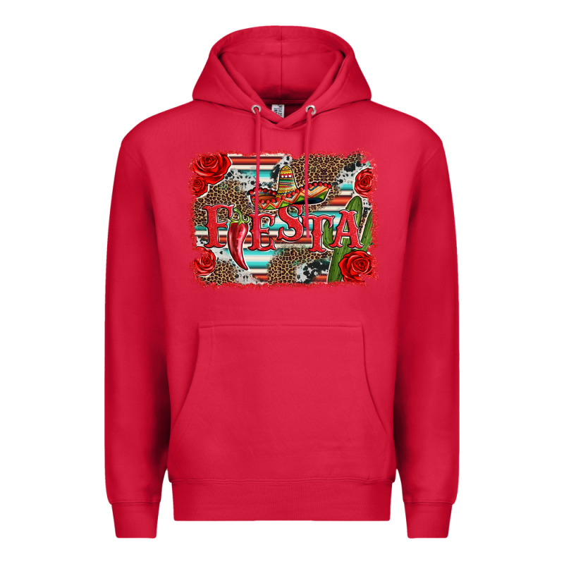 Fiesta With Sombrero Background Premium Hoodie by Artiststas | Teevron
