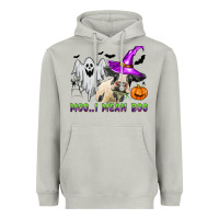Moon Dust moo i mean boo Heavyweight Hoodie - Zillion Design Studio