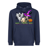Navy moo i mean boo Heavyweight Hoodie - Zillion Design Studio