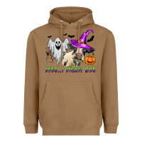 Toasted Coconut moo i mean boo Heavyweight Hoodie - Zillion Design Studio