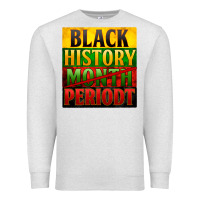Oatmeal Heather Black history month periodt Premium Sweatshirt - Zillion Design Studio