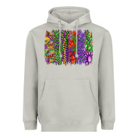 Moon Dust mardi gras brush strokes king cake and craw fish Heavyweight Hoodie - RanaPortraitStore