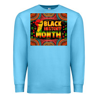 Ocean Blue Black History Month Premium Sweatshirt - Zillion Design Studio
