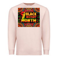 Pale Pink Black History Month Premium Sweatshirt - Zillion Design Studio