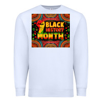 White Black History Month Premium Sweatshirt - Zillion Design Studio