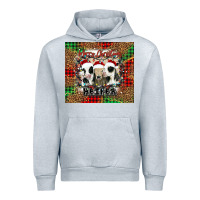 Heather Grey merry Christmas heifer Urban Hoodie - Jasminsmagicworld